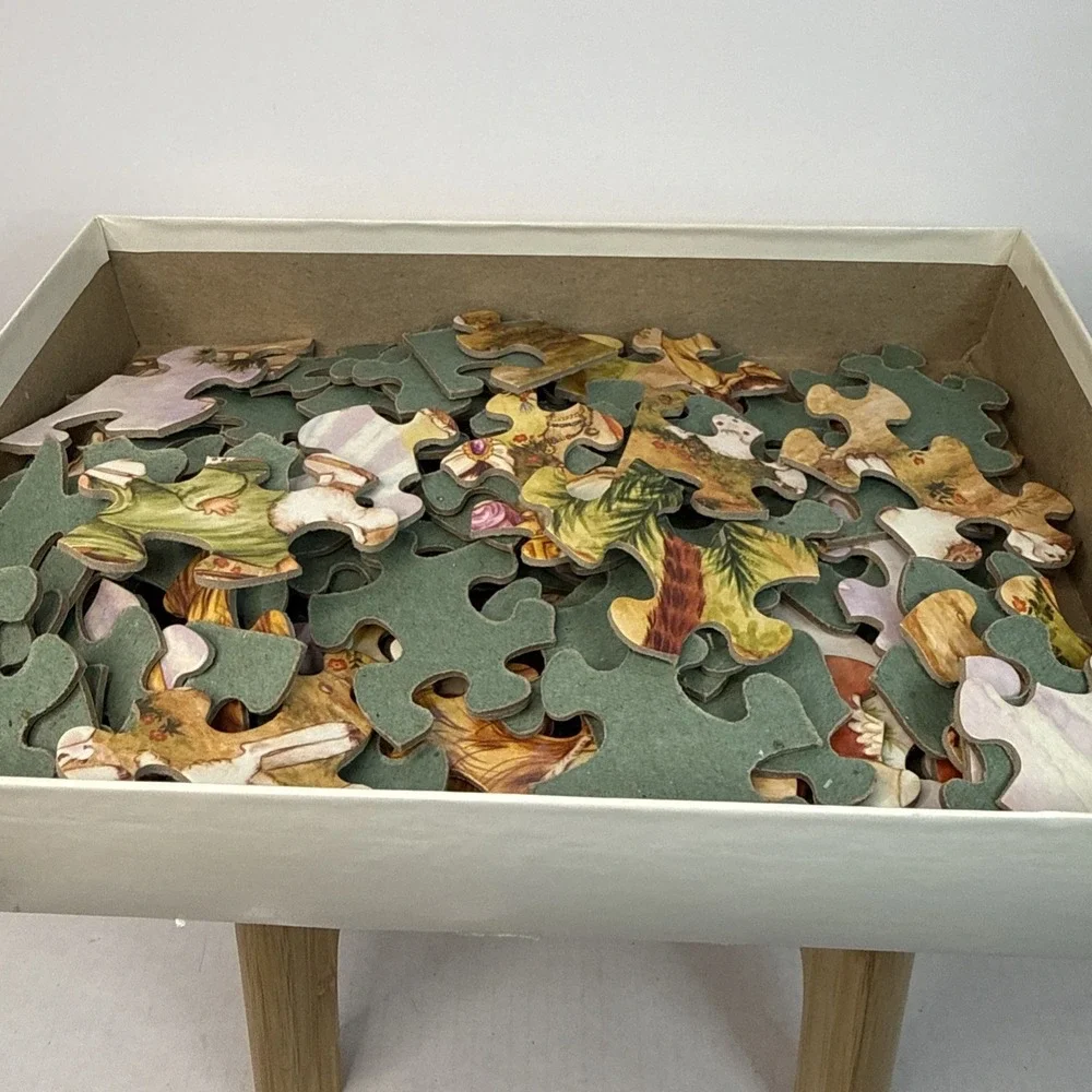 Springbok‎ VTG Manger Nativity Scene Childrens Puzzle 100pc Christmas Complete